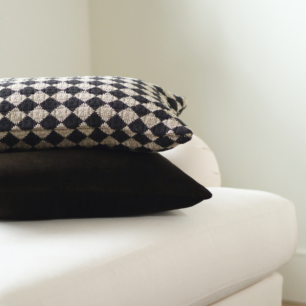Vera Luxe Velvet Pillow - Avocado  (Two Sizes Available)
