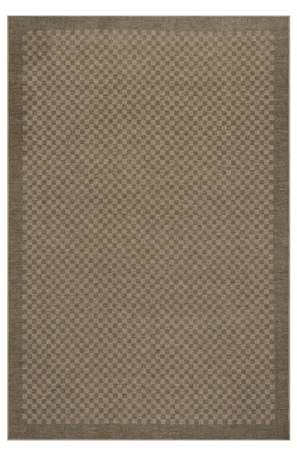 Dash & Albert - Watts Modern Checkered Charcoal Machine Washable Rug