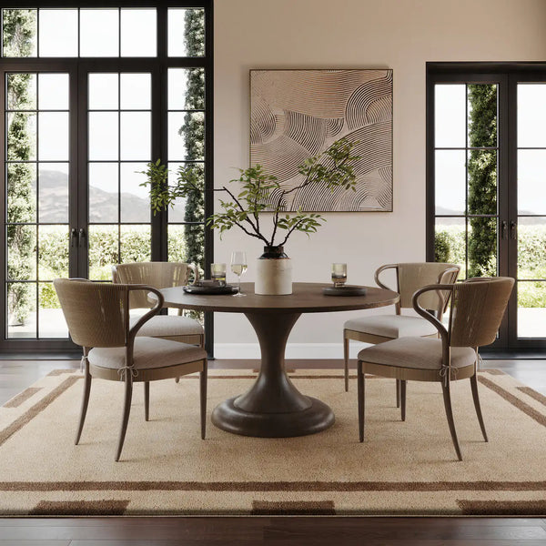 Dash & Albert - Orlina Bordered Cream Cotton Rug