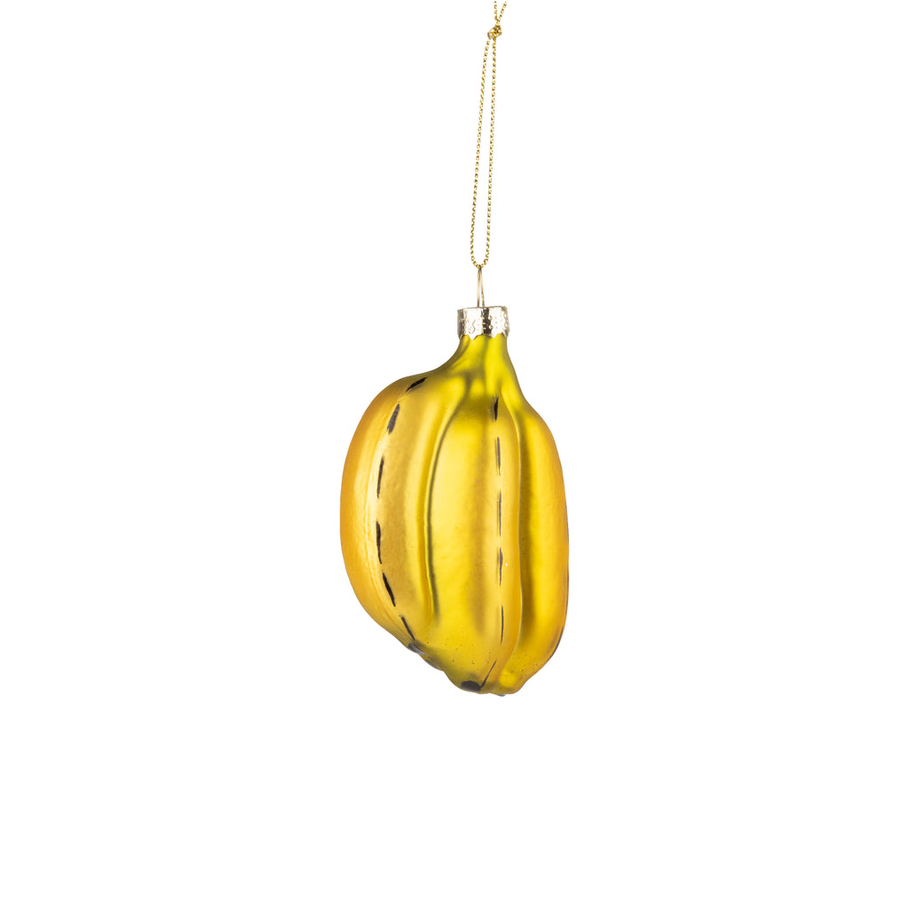 Glass Banana Cluster Ornament