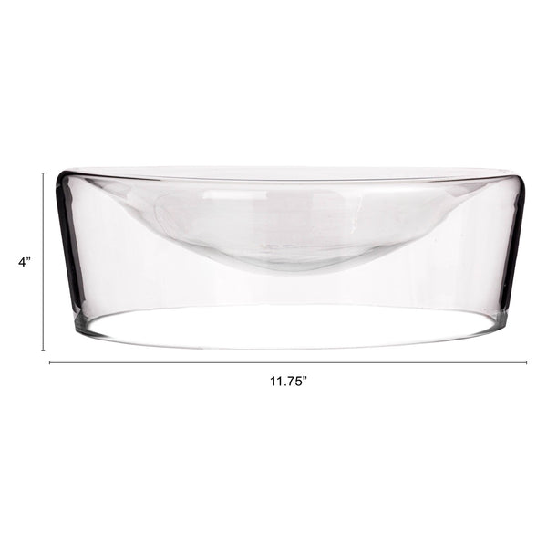 Concave Glass Bowl