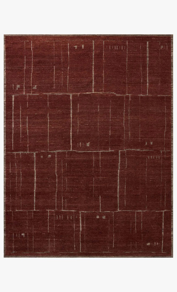 Loloi Beckham Rug - Bark / Brick