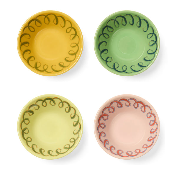 4" Bowls (Four Colours Available)