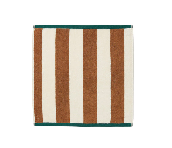 Reversible Terry Towel - Orca / Green (20" x 20")
