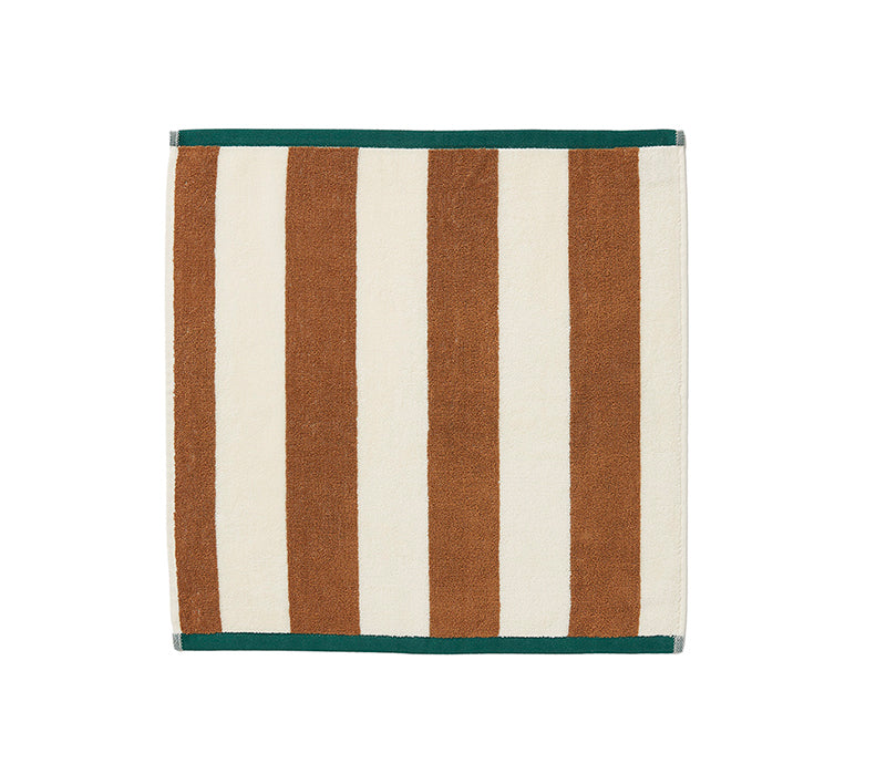 Reversible Terry Towel - Orca / Green (20" x 20")