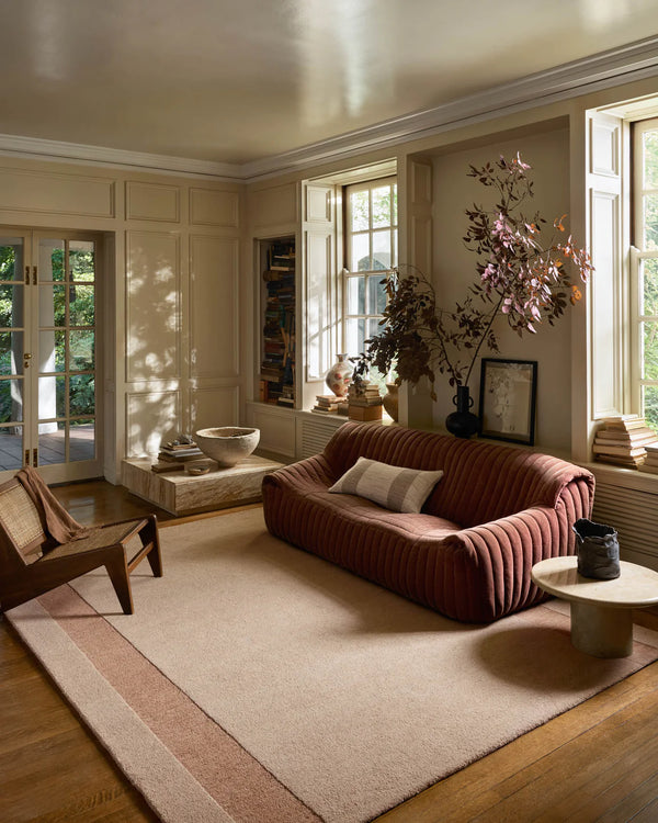 Leanne Ford x Loloi Craven Rug - Blush/ Rose