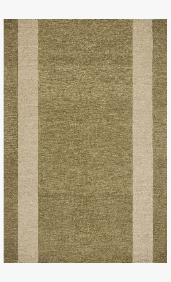 Leanne Ford x Loloi Craven Rug - Olive / Oatmeal