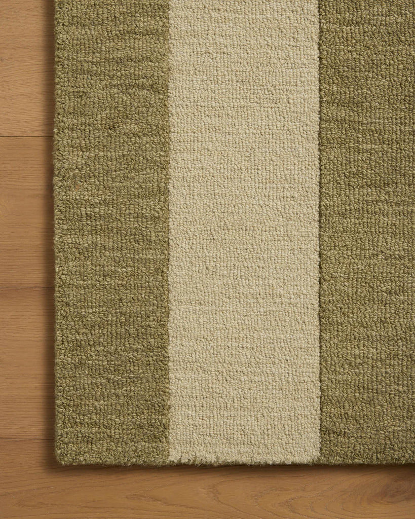 Leanne Ford x Loloi Craven Rug - Olive / Oatmeal