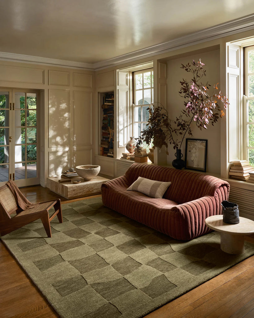 Leanne Ford x Loloi Craven Rug - Green / Olive