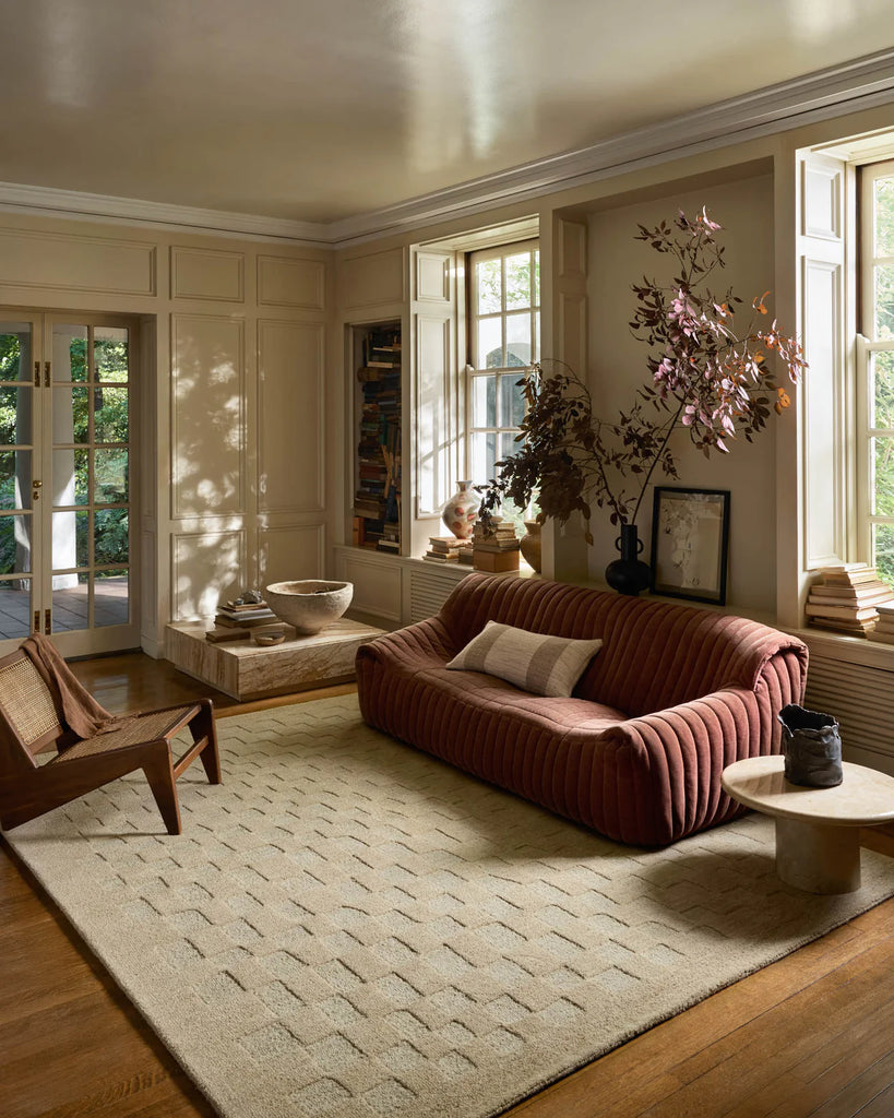 Leanne Ford x Loloi Craven Rug - Oatmeal / Dove