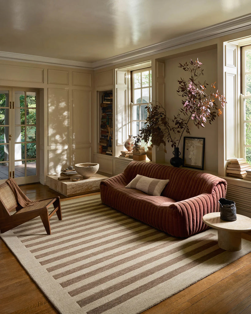 Leanne Ford x Loloi Craven Rug - Oatmeal / Bark