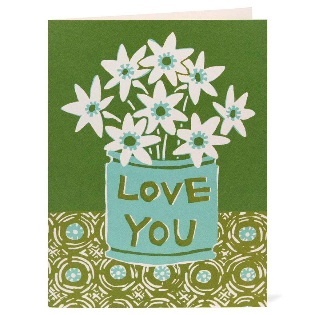 Love You Flowers Card