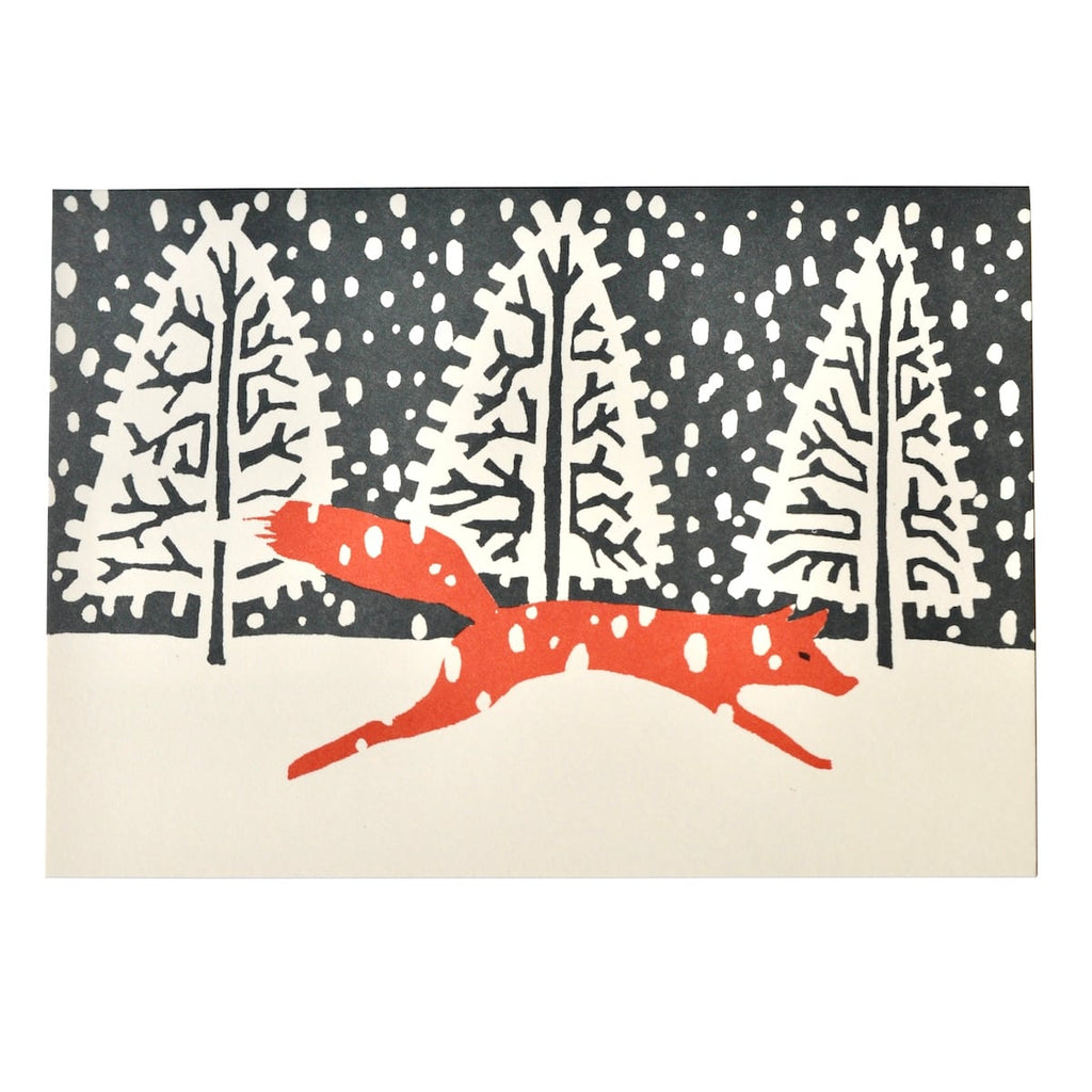 Fox in Winter Card