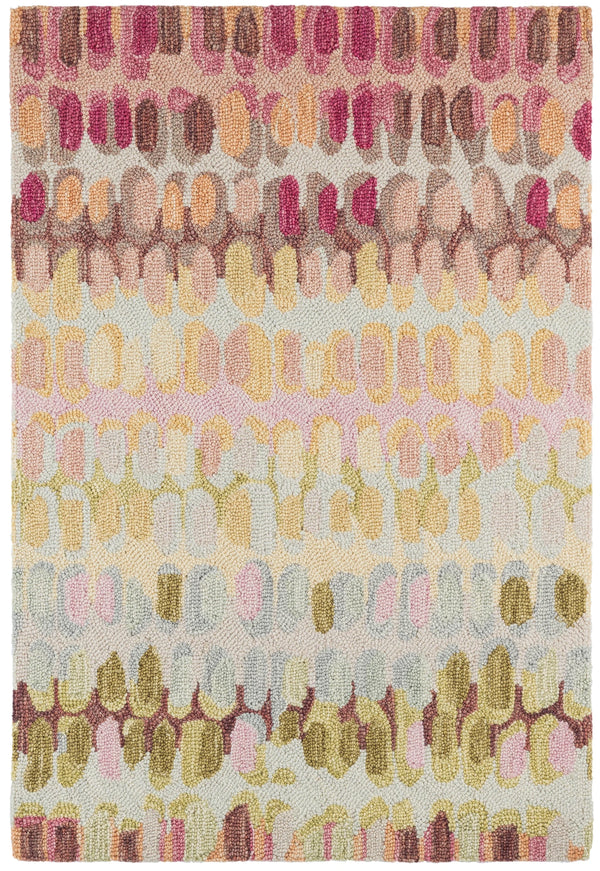 Dash & Albert - Paint Chip Pastel Hand Micro Hooked Wool Rug