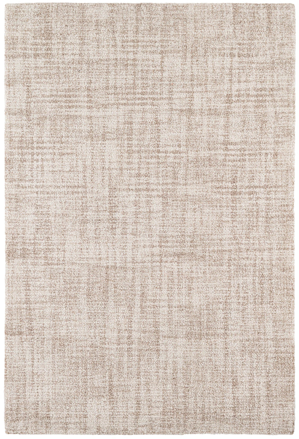 Dash & Albert - Crosshatch Ivory Hand Micro Hooked Wool Rug