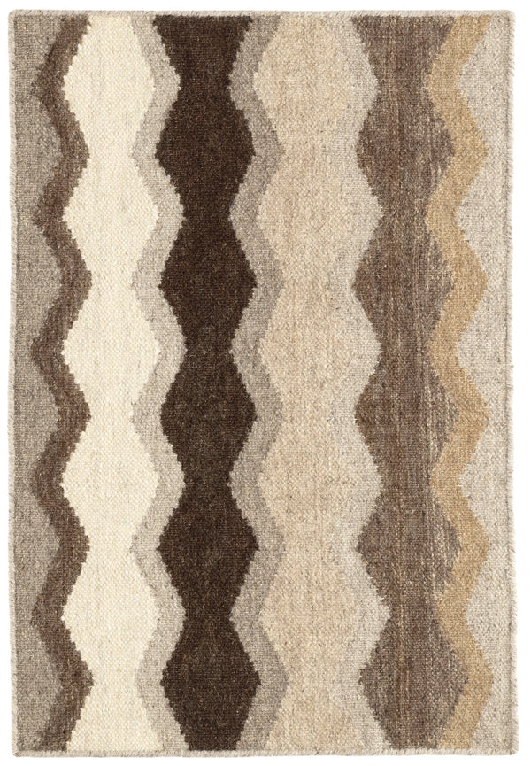 Dash & Albert - Safety Net Neutral Handwoven Wool Rug