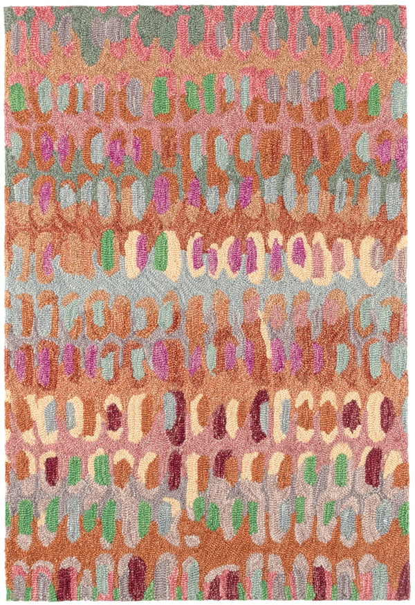 Dash & Albert - Paint Chip Clay Hand Micro Hooked Wool Rug