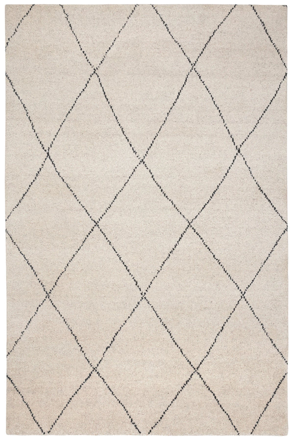 Numa Black Hand Knotted Wool Rug