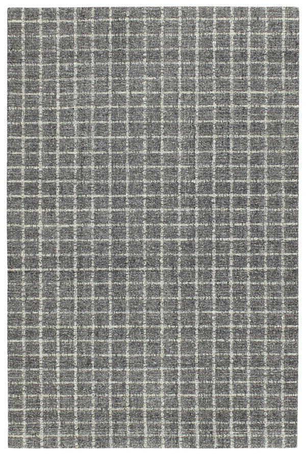 Dash & Albert - Conall Grey Hand Micro Hooked Wool/Viscose Rug