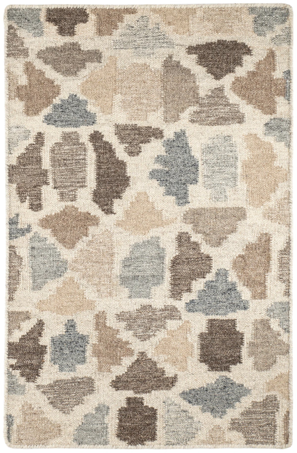 Dash & Albert - Rufus Stone Kilim Natural Handwoven Wool Rug