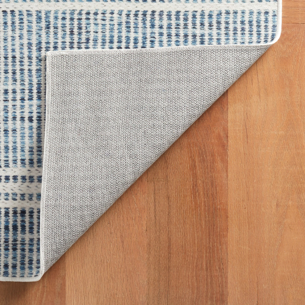 Dash & Albert - Malta Blue Machine Washable Rug