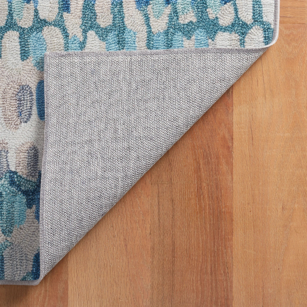 Dash & Albert - Paint Chip Blue Machine Washable Rug