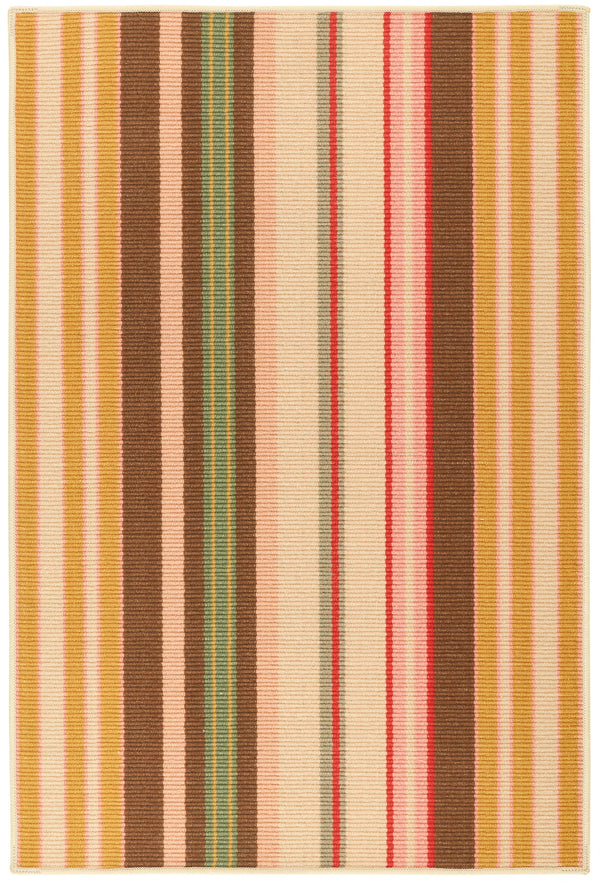 Dash & Albert - Sienna Stripe Multi Machine Washable Rug