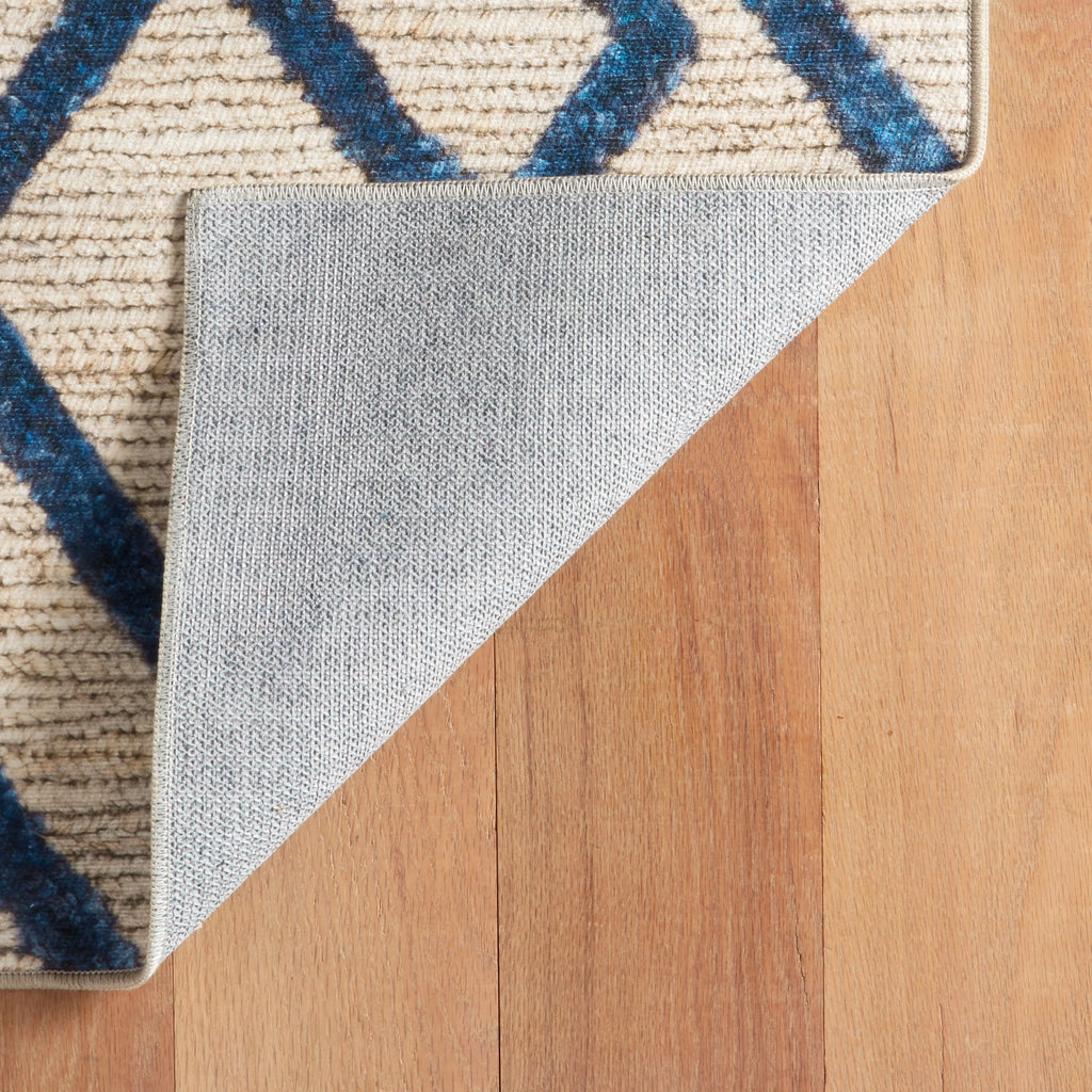Dash & Albert - Marco Navy Machine Washable Rug