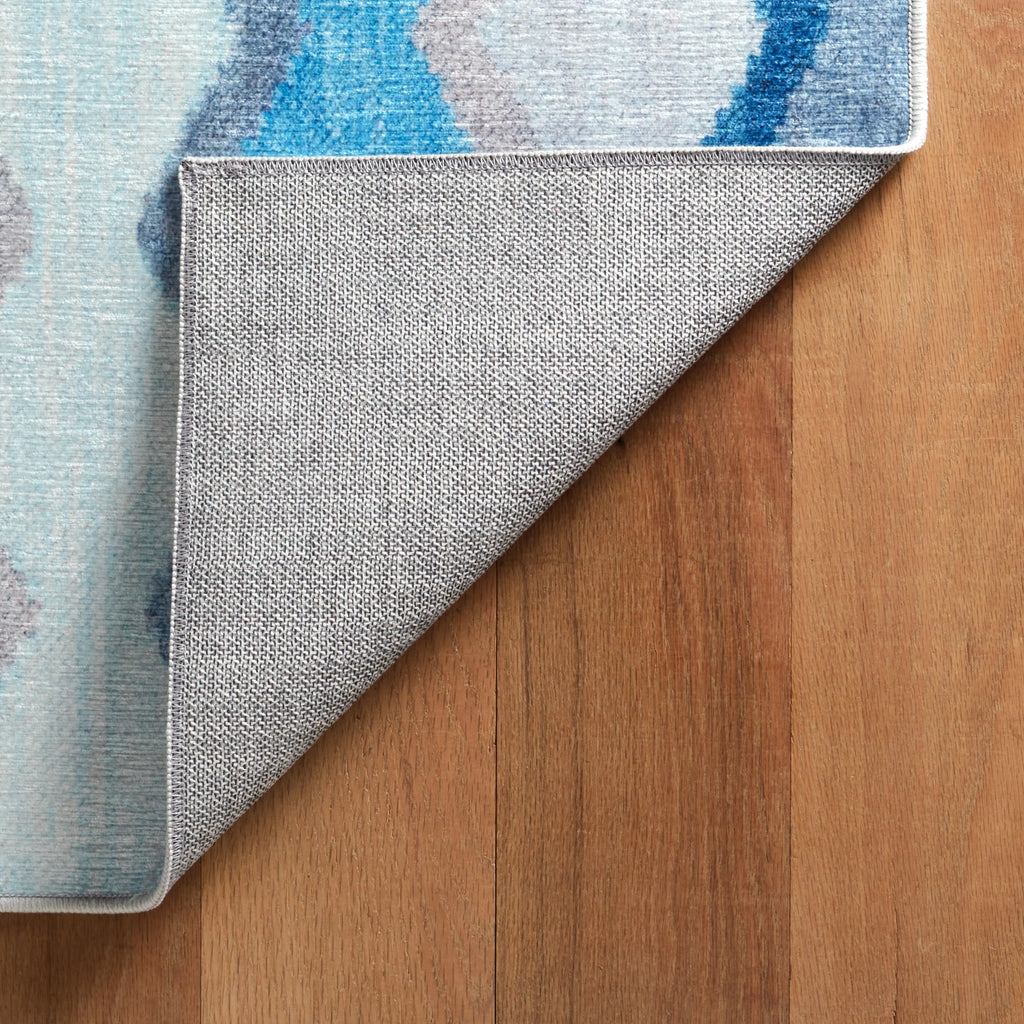 Dash & Albert - Safety Net Blue Machine Washable Rug