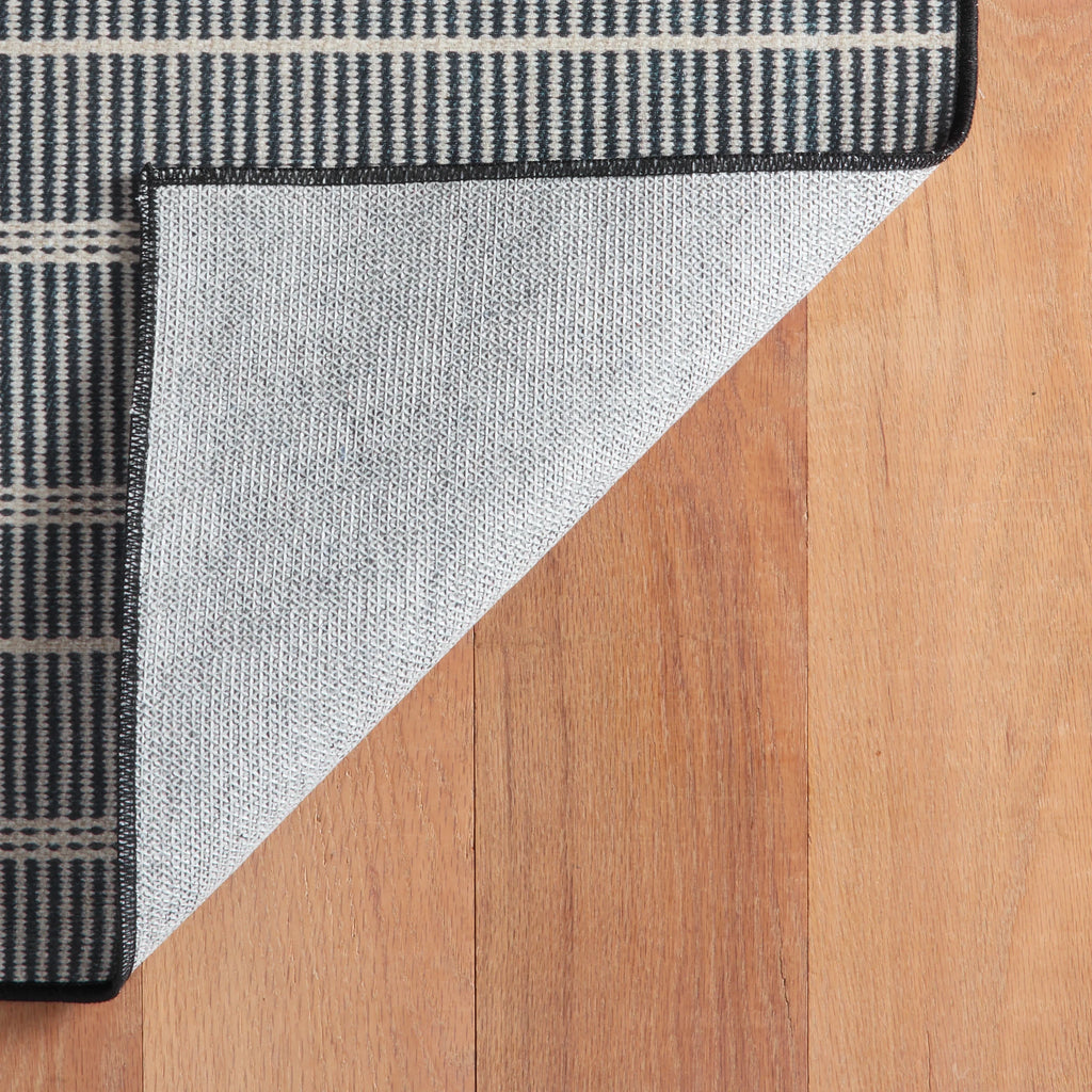 Dash & Albert - Samson Black Machine Washable Rug