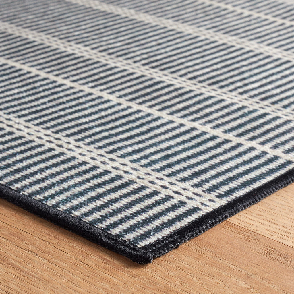 Dash & Albert - Samson Black Machine Washable Rug