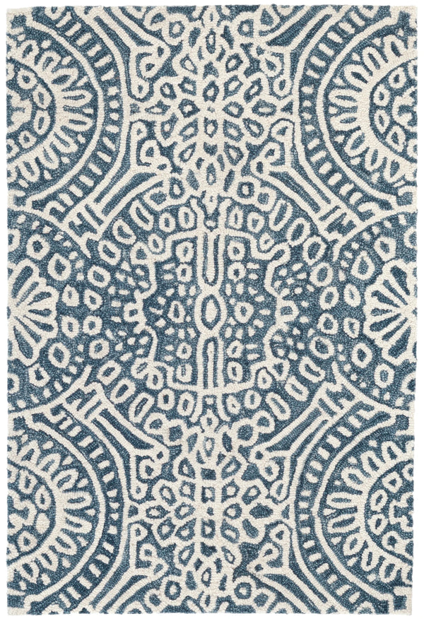 Dash & Albert - Temple Ink  Hand Micro Hooked Wool Rug