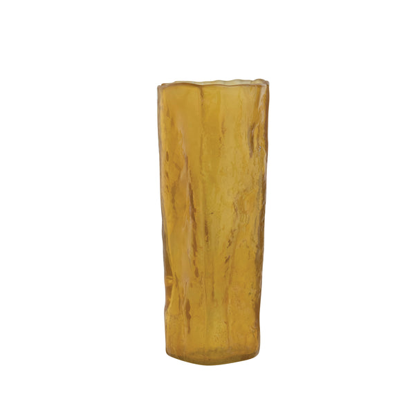 Amber Glass Vase
