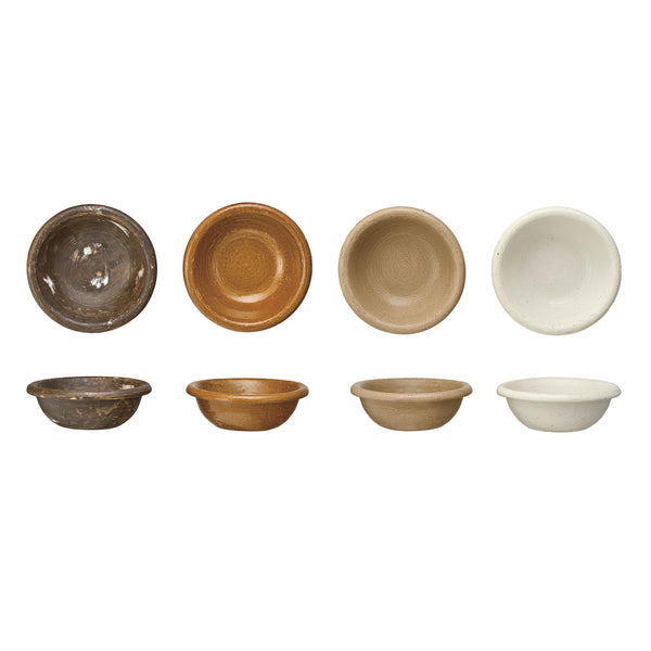 Stoneware Bowls - 5" (Four Colours Available)
