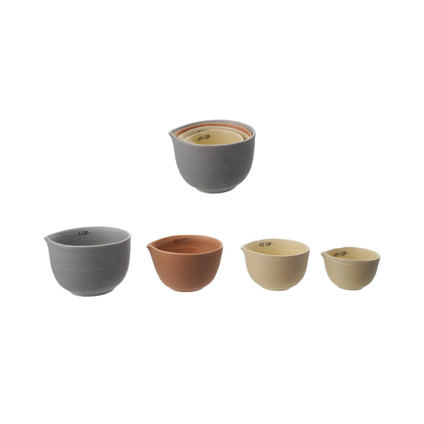 Set of Stoneware Prep Bowls