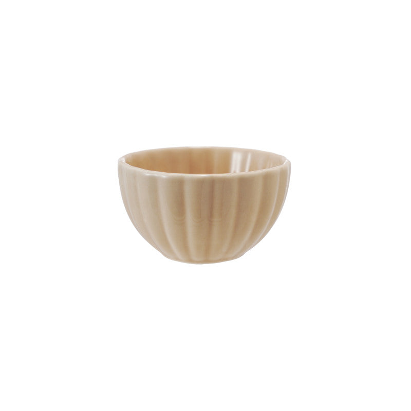 Fluted Stoneware Bowls - 4" (Five Colours Available)