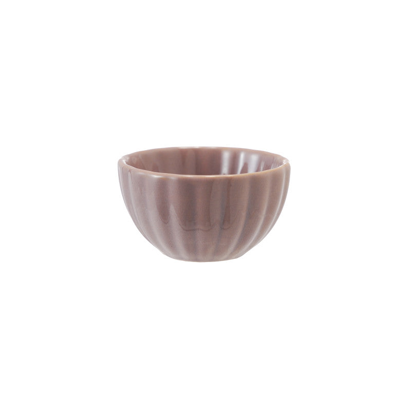 Fluted Stoneware Bowls - 4" (Five Colours Available)