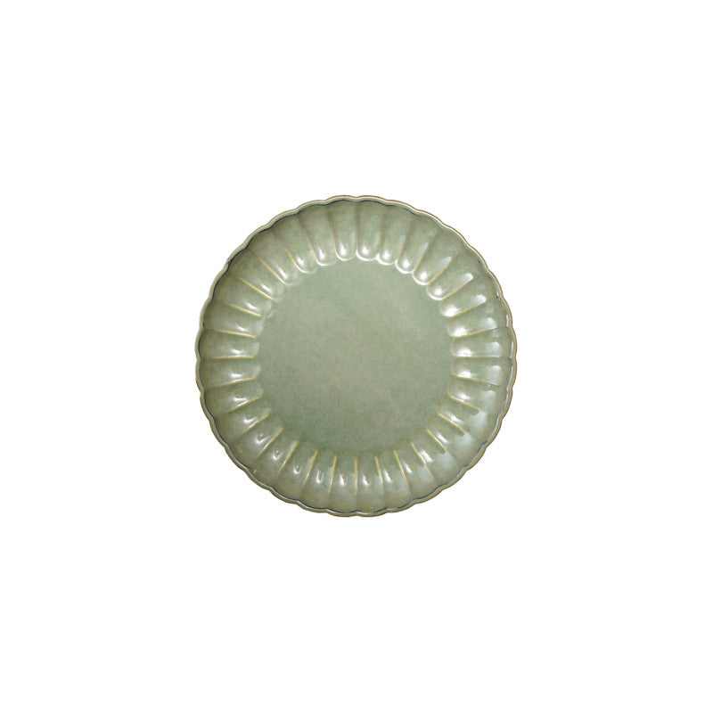 Fluted Stoneware Plates - 8" (Five Colours Available)