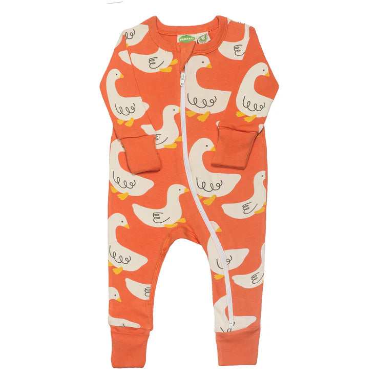 Parade Organics '2-Way' Zipper Romper - Goose