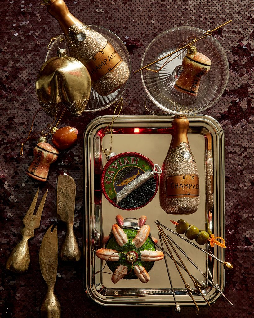 Fortune Cookie Glass Ornament