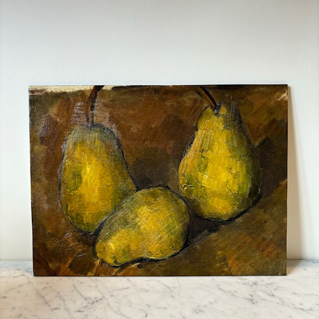 Artist Board - Trio of Pears