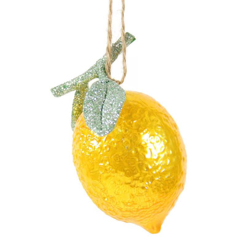 Glass Lemon Ornament