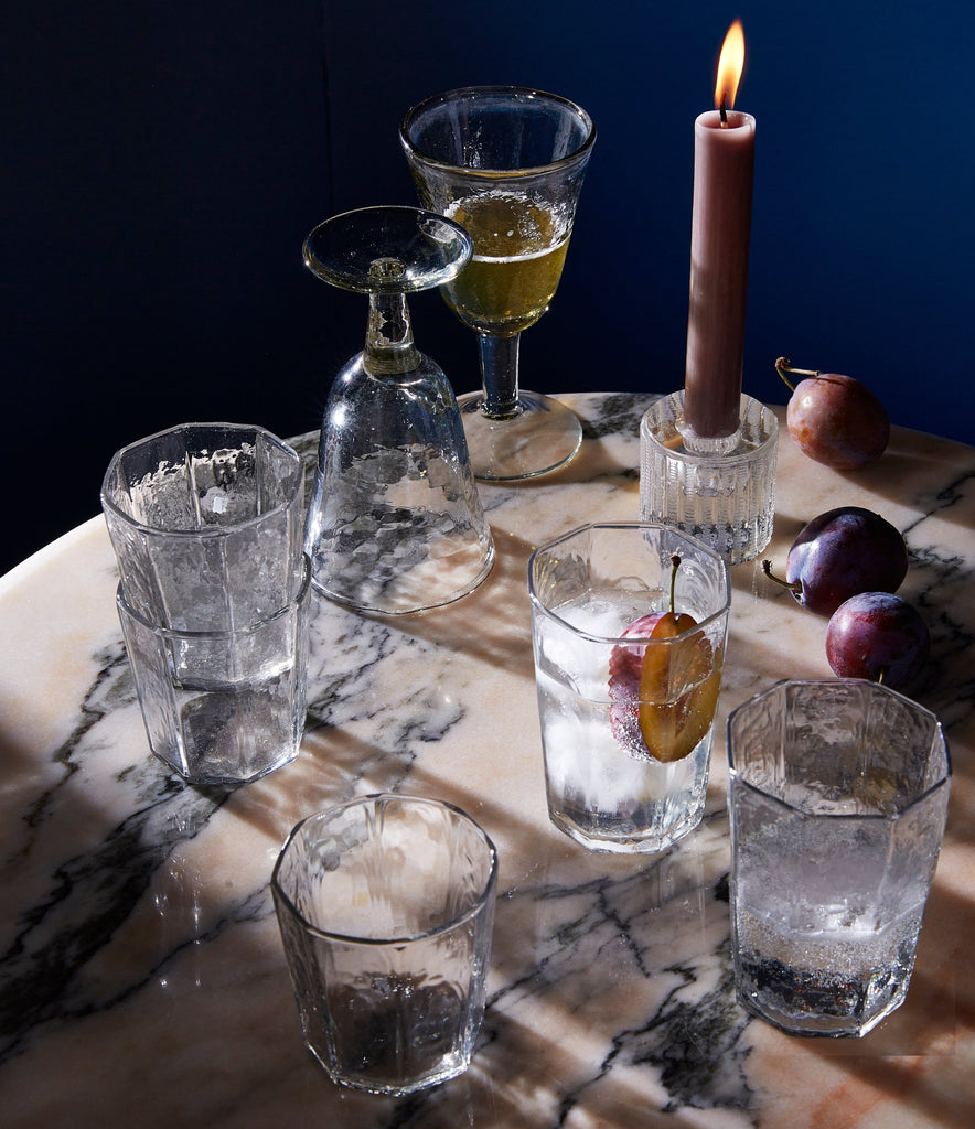 Prism Glass Tumblers (Two Sizes Available)