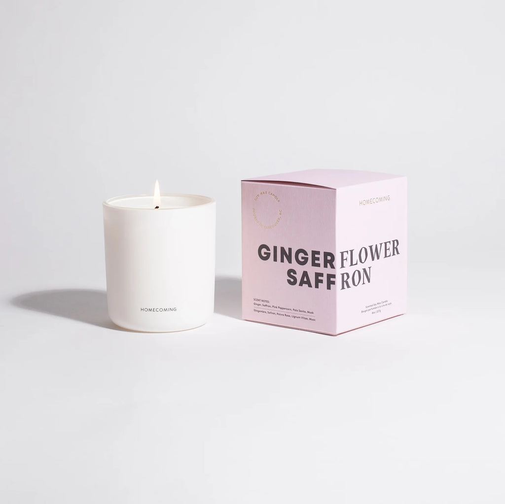 Ginger Flower Saffron Soy Candle