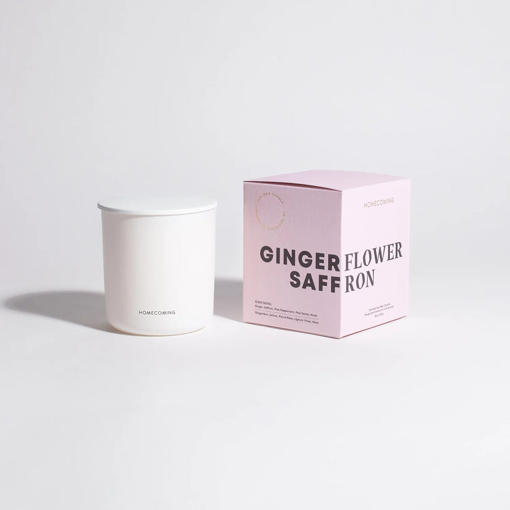 Ginger Flower Saffron Soy Candle