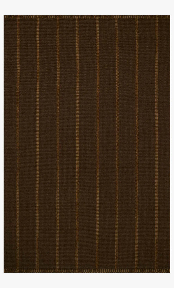 Amber Lewis x Loloi Harlan Rug - Espresso / Toffee