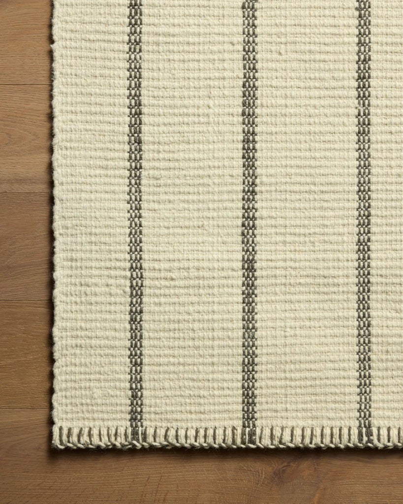 Amber Lewis x Loloi Harlan Rug - Ivory / Charcoal