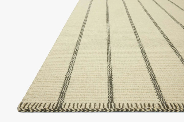 Amber Lewis x Loloi Harlan Rug - Ivory / Charcoal