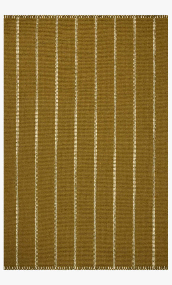 Amber Lewis x Loloi Harlan Rug - Ochre/ Ivory