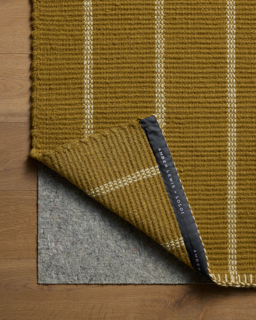 Amber Lewis x Loloi Harlan Rug - Ochre/ Ivory